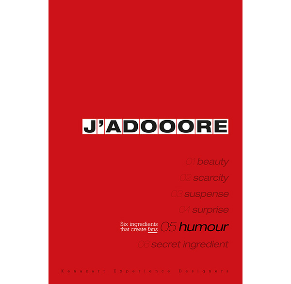 L'humour pour les marques, 5ème ingrédient de la série de livres J'adooore, 6 ingrédients pour créer des fans.